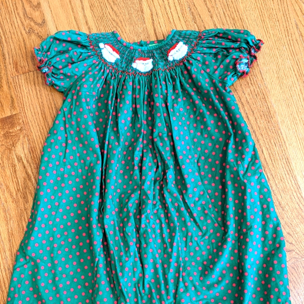 Santa smock dress